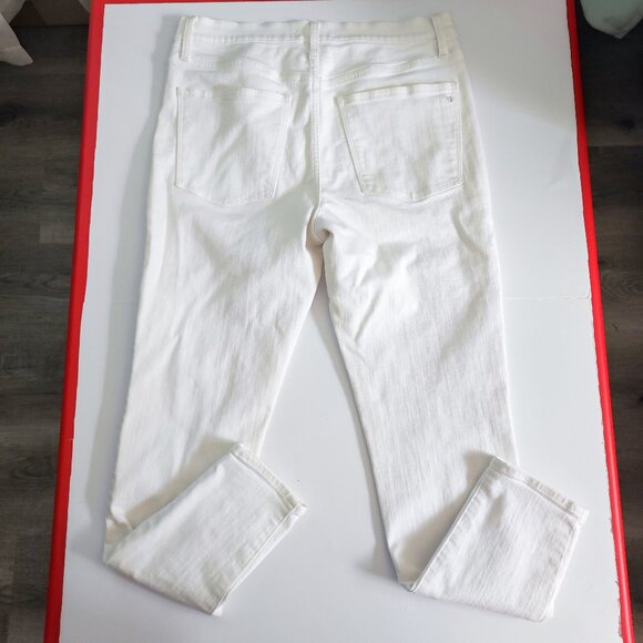 Madewell jeans 9" High Riser Skinny white women's size 30 - Picture 3 of 13